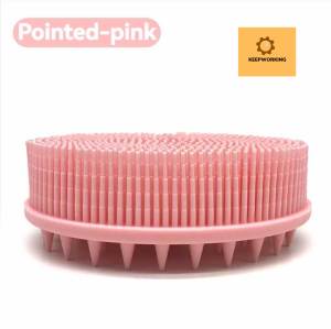 KW Silicone Body Brush Upgrade 2 in 1 Bath and Shampoo Brush Body Scrubber