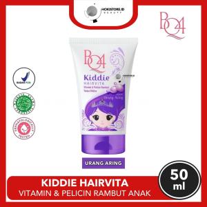 Kiddie Hairvita BQ4 UNGU Pelicin & Vitamin Rambut Anak Tanpa Dibilas 50ML - Ekstrak Urang Aring
