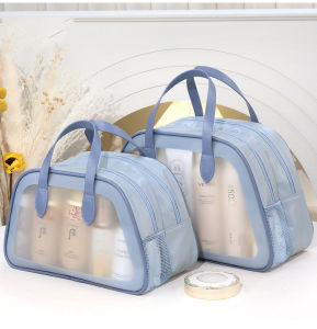 Túi trang điểm dung lượng lớn giá trị cao túi đựng đồ rửa mặt du lịch tách khô và ướt đa chức năng -Newstart