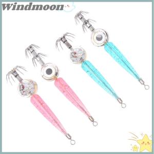 [Windmoon]🌟🌟【Hot Sale】🎈 FIshing Lures Light LED Deep Sea Glowing Luminous Cuttlefish Squid Jig Hook Tackle Tool For Sea Fishing Feeder Fishing Accessory