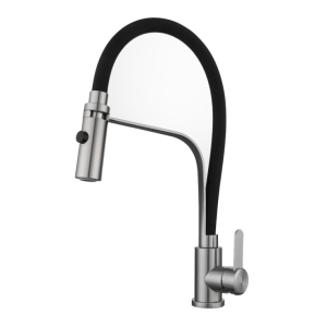 Kitchen Faucet Basin Sink Faucet 304 Stainless Steel Mixing Faucet With Pull Out Sink Tap Spray Hose Hot Cold Water Tap