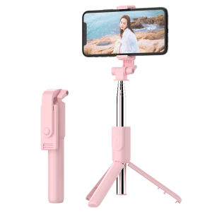 Selfie stick 0.7 meters retractable Bluetooth remote control filling light photo live selfie stick tripod mobile phone holder