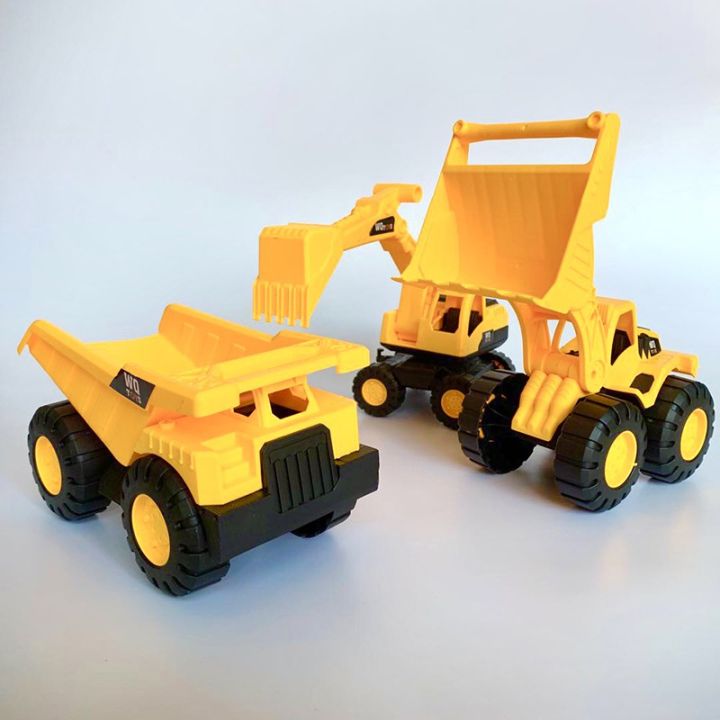 Excavator Bulldozers Dump Truck Toy Engineering Car Play Vehicles ...