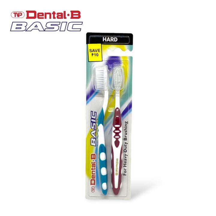 TVP Dental B Basic Hard Twin Toothbrush | Lazada PH