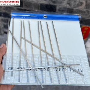 Bộ dũa mài kim cương 12 chi tiết bảng 2468mm x 150#-200#-400# BEST CF-400