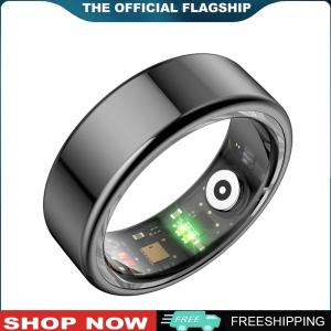 [TOPACE MALL]R02 Smart Ring Health Tracker IP68 & 5ATM Waterproof Heart Rate Tracker Multi-sport Modes Wearable for Android for IOS