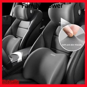 Family Flower Flash Sale 1PC Bộ nhớ bọt xe cổ gối bảo vệ thắt lưng trở lại hỗ trợ thoáng khí xe tựa đầu đệm giảm căng thẳng xe Ghế Gối