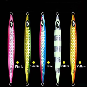 5สี100G/150G/180G/200G ความเร็ว Jig เหยื่อตกปลาสำหรับตกปลาทะเลช้า Jigging Lure