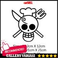 Stiker Vinyl Desain Mango Good Luffy One Piece Untuk Aksesoris Mobil. 