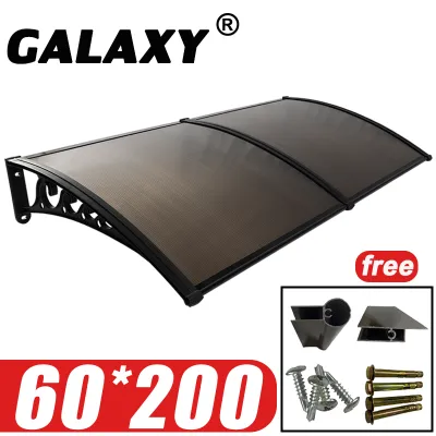 Awning Canopy Heavy-Duty Sturdy Frame Waterproof Fabric Sun Rain Shade Canopy Tent Portable Outdoor Shelter Ideal for Camping Gathering Market Stall Farm and Residential Outdoor Space