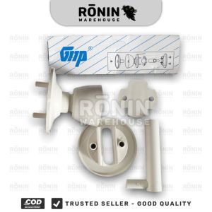 Kunci Bulat Handle Tarikan Pegangan Pintu Kamar Mandi WC PVC