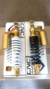 CNC racing shock for Honda Click and beat / Yamaha all Mio  (330mm and 300mm) made from Taiwan