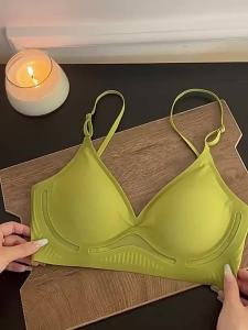 Bra U-Shape mới cho ngực nhỏ nâng đỡ không xuống phong cách Pure Desire không dây không lộ vải mát