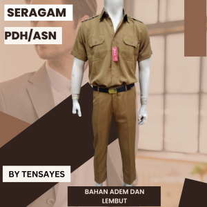 seragam  pria Asn pns pemda  bahan premium