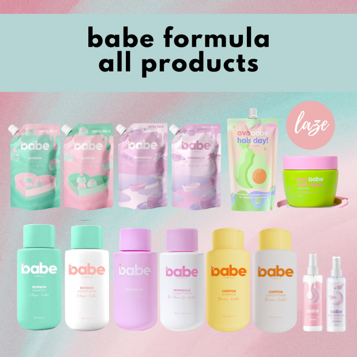 Babe Formula All Products - Bonbon   Whimsicle Shampoo And Conditioner 