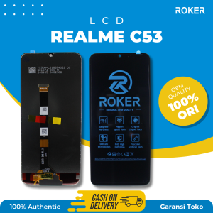 LCD TOUCHSCREEN REALME C53 / C51 / REALME NOTE 50 LCD TS FULLSET ORIGINAL BY ROKER