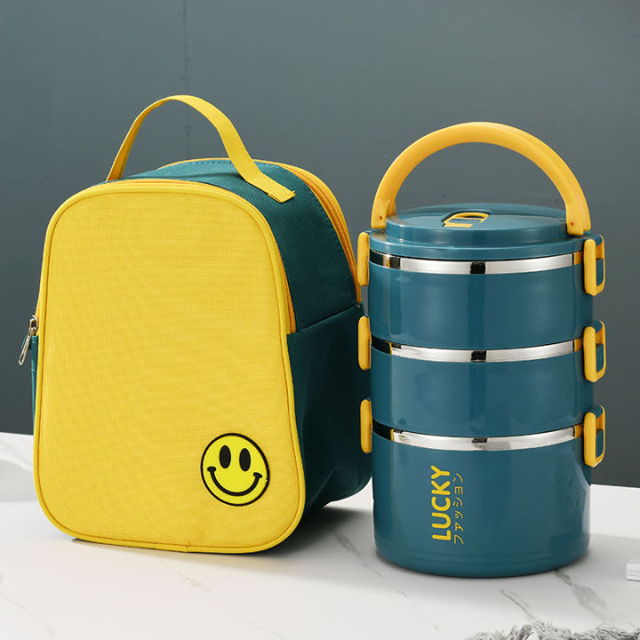Insulation Lunch Box Lunch Box With Utensils Portable Picnic Storage