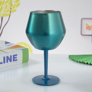 2 ใน 1ถ้วยค็อกเทลที่ถอดออกได้รูปตัวยูแก้วไวน์ฉนวนกันความร้อนคู่ สแตนเลส304 14ออนซ์สูงสวยงามถอดแยกได้แก้วไวน์แดงไล่ระดับสีไวน์และแก้วแชมเปญ T01290