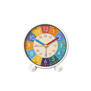 <𝙇𝙖𝙯𝙎𝙜𝙈𝙖𝙡𝙡> Children Clock Creative Small Alarm Clock Wake-up Artifact Silent Mute Learning Clock Children Educational