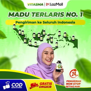 Vitasma - Madu Herbal Vitasma Membantu Mengatasi Batuk Kronis Batuk Menahun Asma Ukuran 200ml