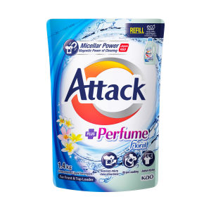 Attack Liquid Detergent Floral Perfume 3.6kg | Long-Lasting Floral Fragrance |Japans #1 Laundry Brand