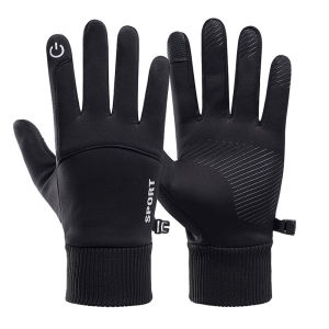 1 Pairs Motorcycle Waterproof Thermal Touch Screen Windproof Winter GlovesTouchscreen Windproof Sports Fishing Driving Motorcycle Ski Non-slip Warm Cycling Women Gloves