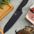 High Quality 3Cr13 martensitic Stainless Steel Multifunction Kitchen Knife Sets 4-Piece Kitchen Tools Knife Storage Rack （black）. 
