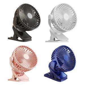 Efficient Air Circulation Fan with Flexible Angling Small USB Rechargeable Cooling Fan for Desk Car Seat and Tent Use