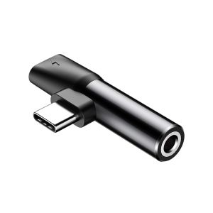 Baseus 2-in-1 Mini Audio Adapter Type-C Converter 3.5mm Aux Jack Audio Adapter