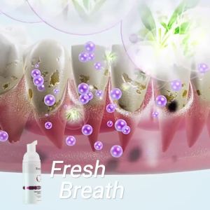 RtopR Teeth Whitening Set Teeth Whitening Mousse Remove Plaque Stains Teeth Cleaning Oral Hygiene Odor Fresh Breath Toothpaste Dental 2pcs