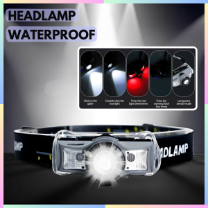 FAST DELIVERY TaffLED Headlamp Flashlight Senter Kepala LED Super Terang Jarak Jauh Charger Sensor