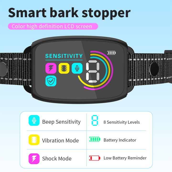 Dog%20Training%20Collar%20Automatic%20Anti%20Bark%20Dog%20Collar%20Type-C%20Rechargeable%20Dog%20Trainer%20Electric%20Shock%20Vibration%20Buzzer%20Waterproof%20-%20Image%207