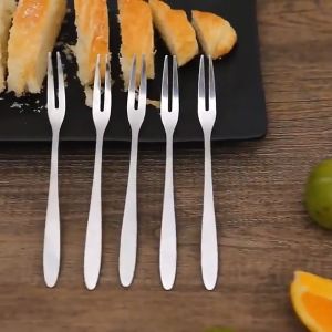 1 CÂY NĨA Inox Cao Cấp Loại Đầu 2 Răng - Nĩa Ăn Trái Cây 1 CÂY ESTLA