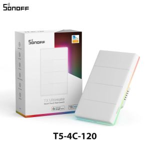 SONOFF T5 US WiFi Smart Wall Switch IR Remote Full Touch Access LED Light Multi-Sensory eWeLink Voice Control via Alexa