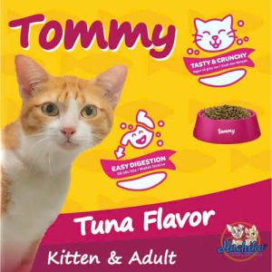 Thức ăn dành cho mèo con & mèo lớn vị cá ngừ TOMMY Tuna KITTEN & ADULT