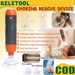 First Aid Anti Choking Rescue Device  Heimlich Automatic Adults Kids Home Choking Device  Strong Suction Home Emergency