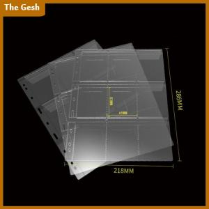 [The Gesh] 9 12 Grids Classic Plastic Holder Sheet Storage Collection Money Album Case For Collection Album Photo Storage