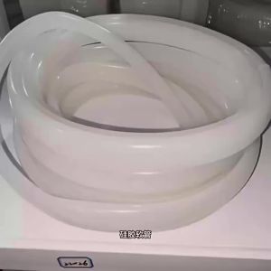 Industrial Semi-Transparent Silicone Tubing Hose / Food Grade Flexible - Inner Diameter 20-70mm (20/22/23/25/32/38/40/45-70mm) Large Diameter For Fluid Transfer Applications