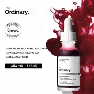 The Ordinary 30% AHA + 2% BHA Exfoliating Solution Pore Tightening Acne Fighting Exfoliating Brightening Skin