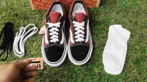 SEPATU PRIA VANSSE OLDSKOOL HITAM MAROON CLASIK WAFLE DT MADE IN CHINA SEPATU PRIA SEPATU WANITA SEPATU SNEAKERS SEPATU CASUAL SEPATU IMPORT SEPATU IMPORT