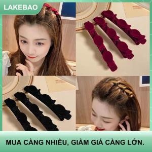 【LAKEBAO】 Đổ xô bangs Clip tóc mũ nón phụ nữ dễ thương barrettes hairgrip bện kẹp tóc Phụ kiện tóc