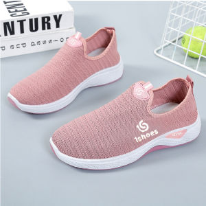 NW053 Sepatu Sneakers Slip On Wanita Casual Style Motif 1Shoes