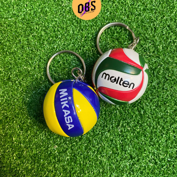 Volleyball Keychain Mikasa Molten Bola Tampar Rantai Kunci Mini 排球钥匙圈 Volleyball Gift
