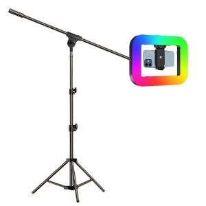 Rechargeable Portable Handheld Light with Top Crossbar LED LIGHT SQUARE WITH TABLE TRIPOD