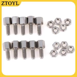ZTOYL 10 Bộ Bu Lông & đai ốc đầu tiêu đề 5 + 7mm Vít nối tiếp D-Sub VGA