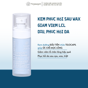 Kem phục hồi triệt lông cho da sau wax triệt lông NOWAX FLAWLESS dịu da phục hồi da ngăn ngừa viêm lỗ chân lông