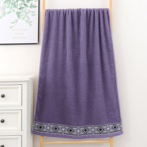 ผ้าขนหนูซับน้ำอย่างดี cotton towel 70×140 ผ้าเช็ดตัว ผ้าเช็ดตัวใหญ่ towel ผ้าขนหนูอาบน้ำ ผ้าเช็ดตัวผ้าคอตตอน 100% เนื้อนุ่ม