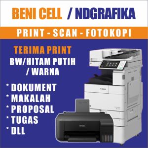 jasa print cetak documen cetak makalah cetak proposal (hitam putih) HVS A4 75GSM