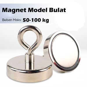 Strong Neodymium Magnet 48mm Bulat 50-100kg Ring Hook Gantung Kuat TN6