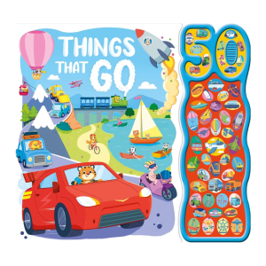 Things That Go Giant Sound Book To Learn 50 Vehicle Sounds With Beautiful Illustrations For Kids